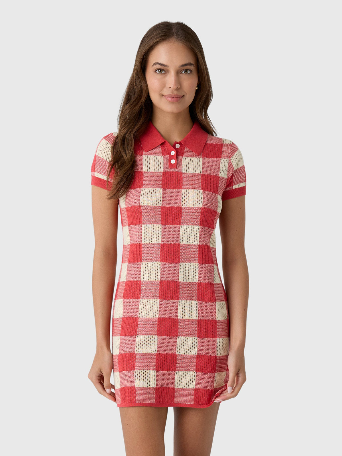 Guest In Residence Women's Gingham Polo Dress