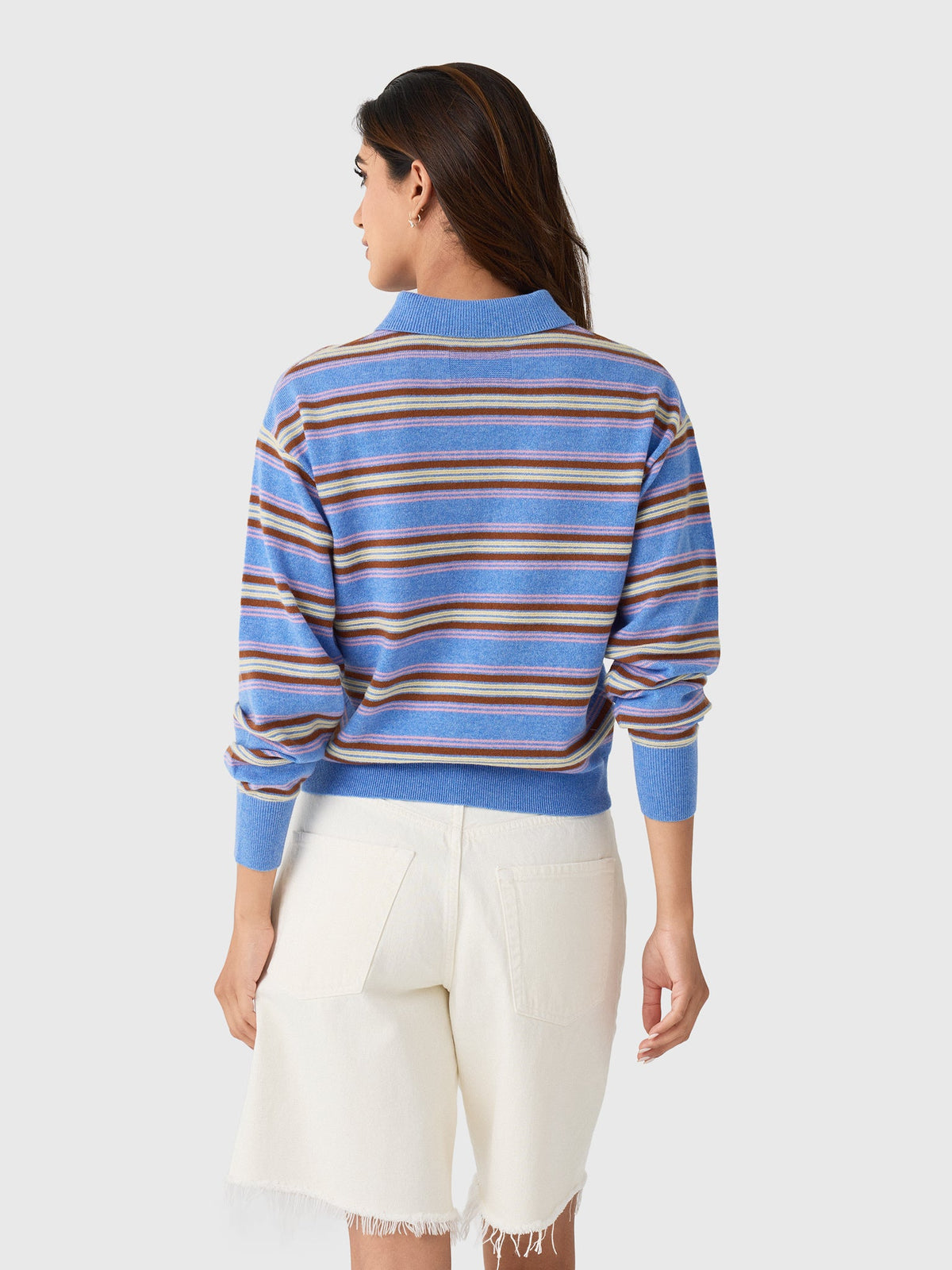 Guest In Residence Women's Collegiate Stripe Polo