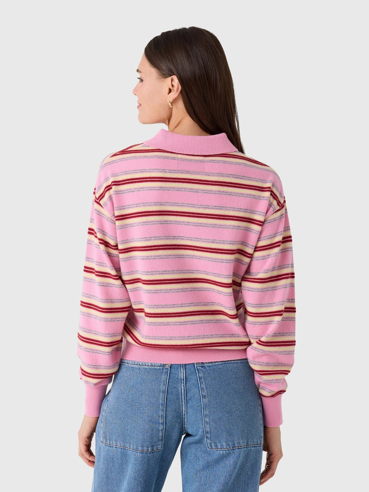 Guest In Residence Women's Collegiate Stripe Polo