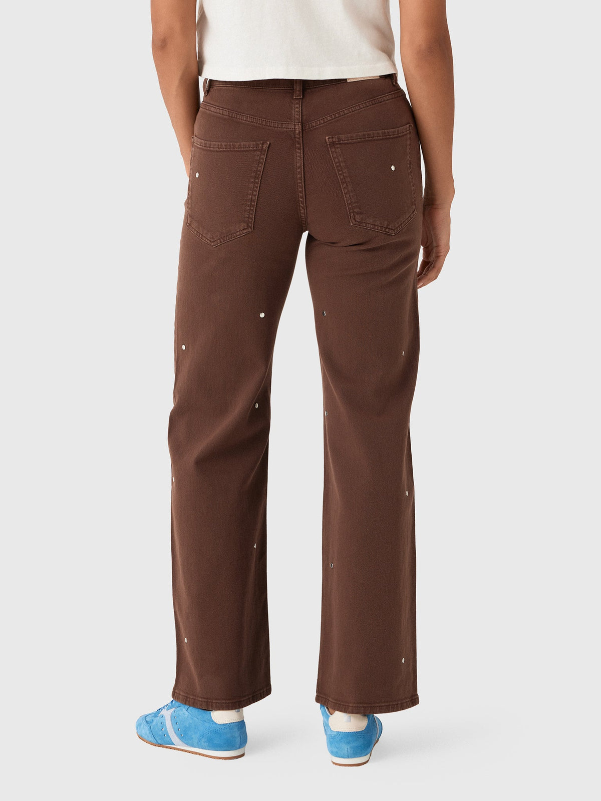 Le Jean Women's Studded Column Jean