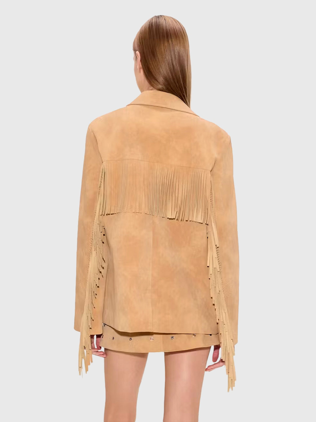 Simon Miller Women's Mabel Vegan Leather Fringe Jacket