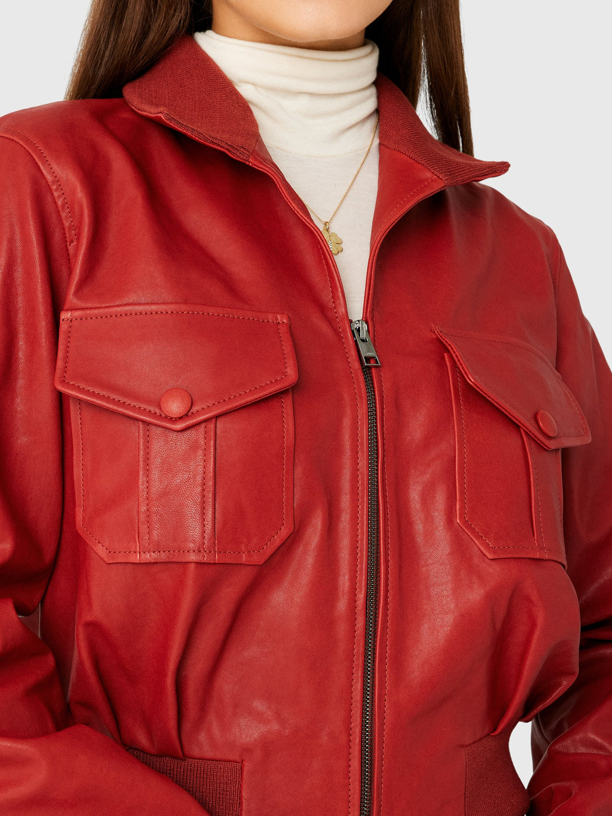 Frame Women's The Leather Ace Jacket