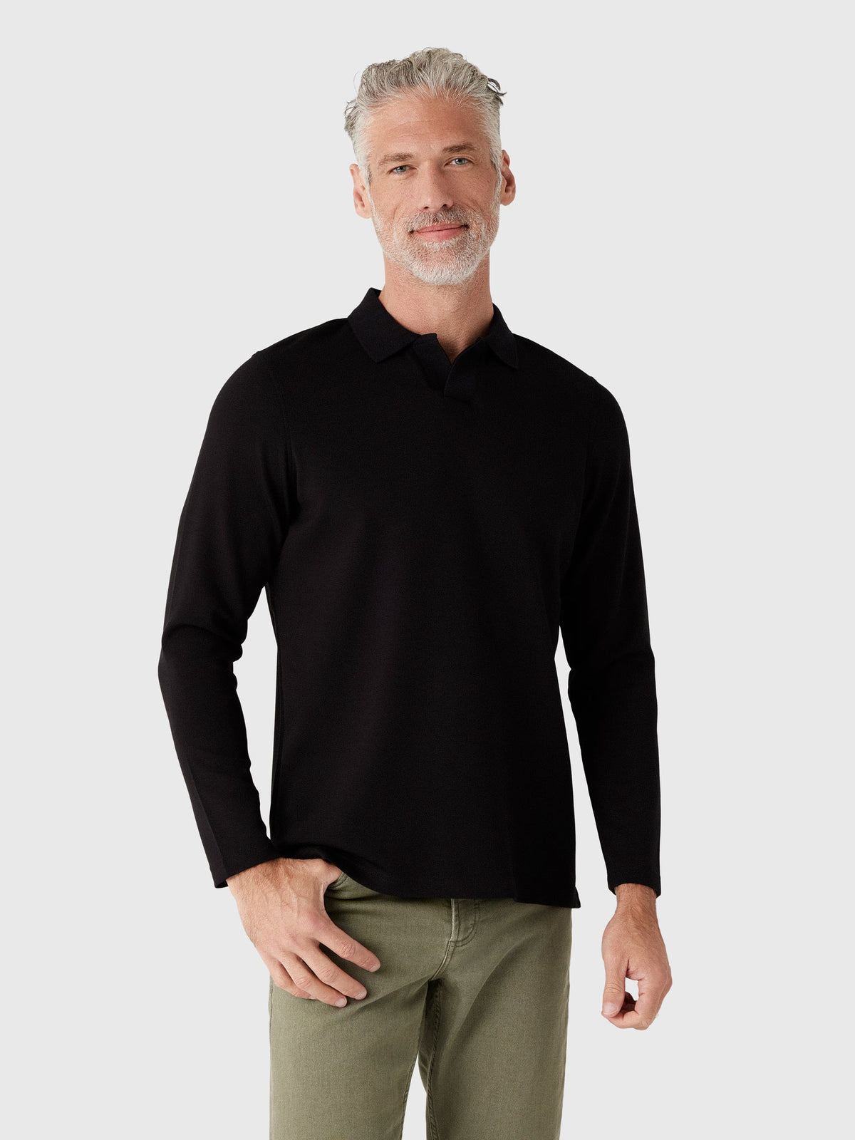 Rye51 Men's The Yates Long Sleeve Polo