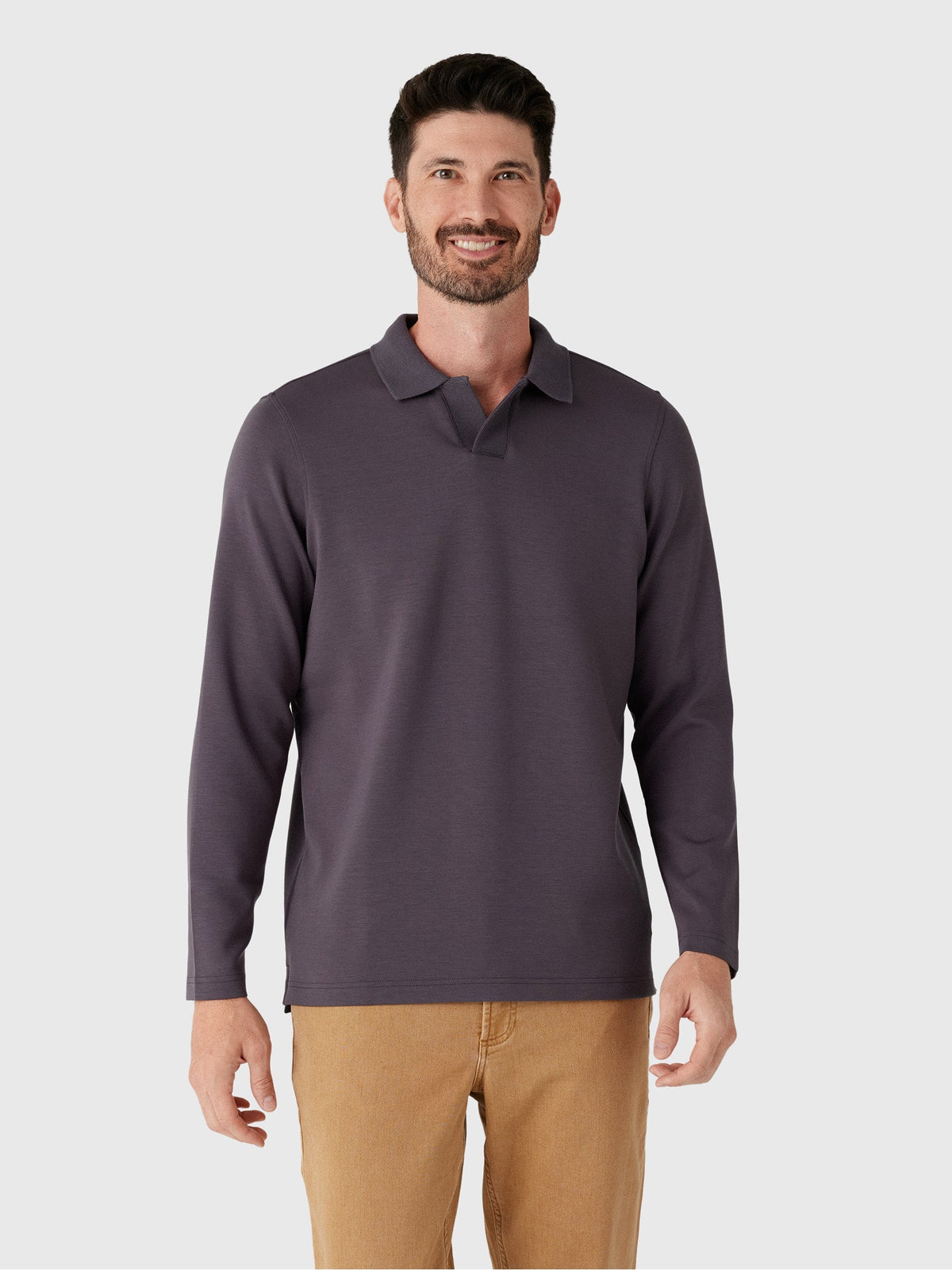 Rye51 Men's The Yates Long Sleeve Polo