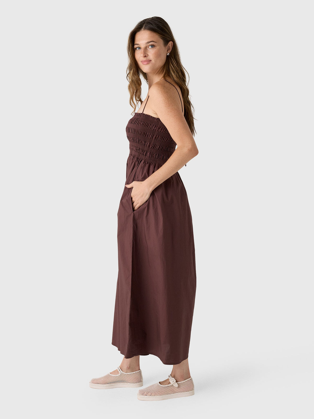 Z Supply Women's Cornelia Poplin Maxi Dress