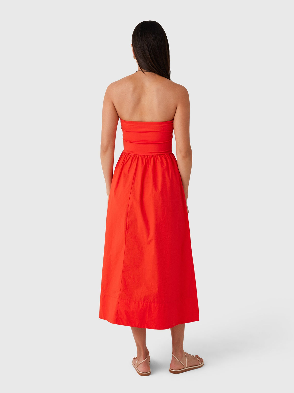 Z Supply Women's Sunsought Strapless Midi Dress