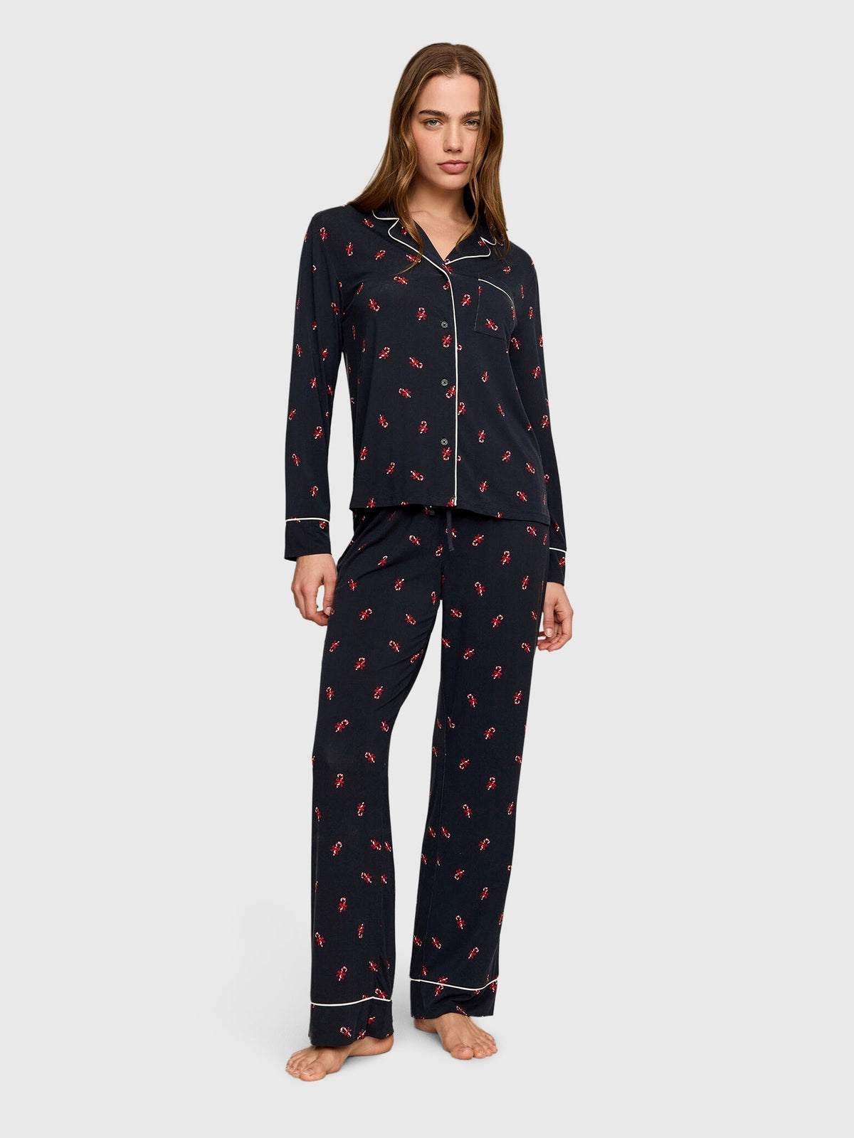 Z Supply Women's Snuggle Candy Cane Set