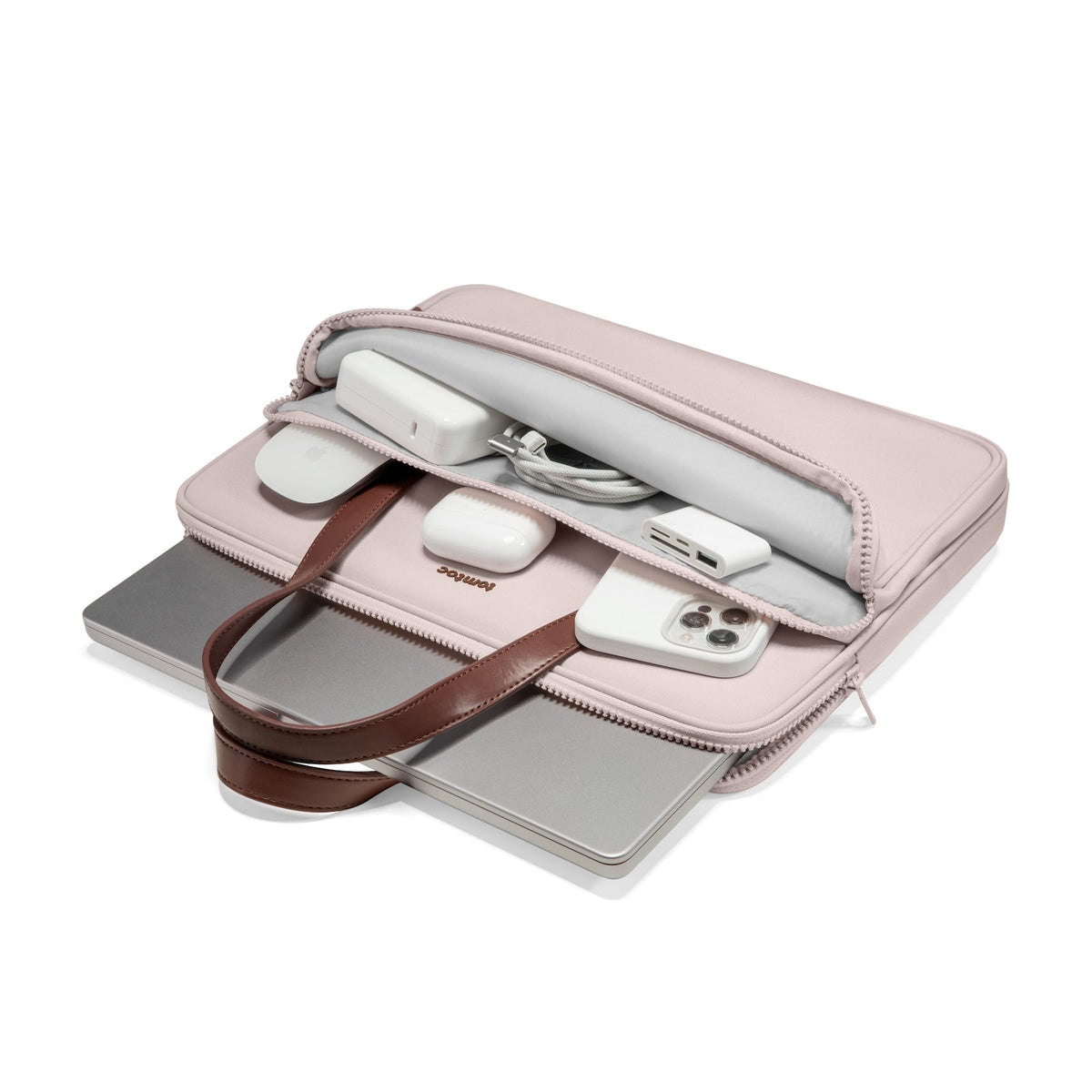 Tomtoc Versatile 14" A11 Laptop Sleeve Handbag (Blush Pink)