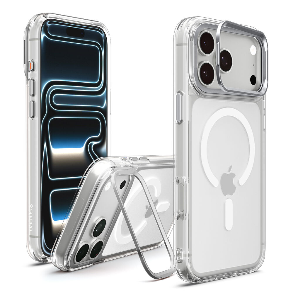 SPIGEN Ultra Hybrid Optik S MagSafe Case for iPhone 18 Pro/17 Pro (Clear Case / Silver Ring)