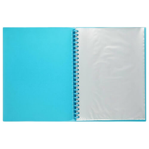 Marbig Refillable Display Book A4 (Translucent) - Marine