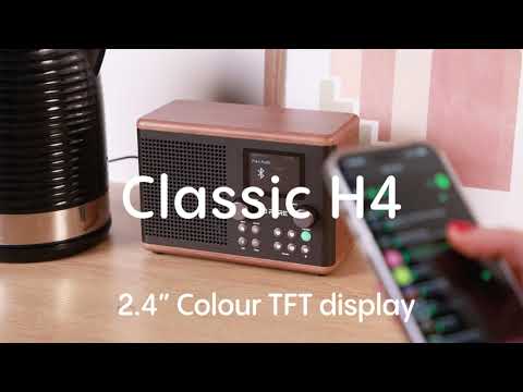Pure Classic H4 DAB+/FM Radio - Coffee Black
