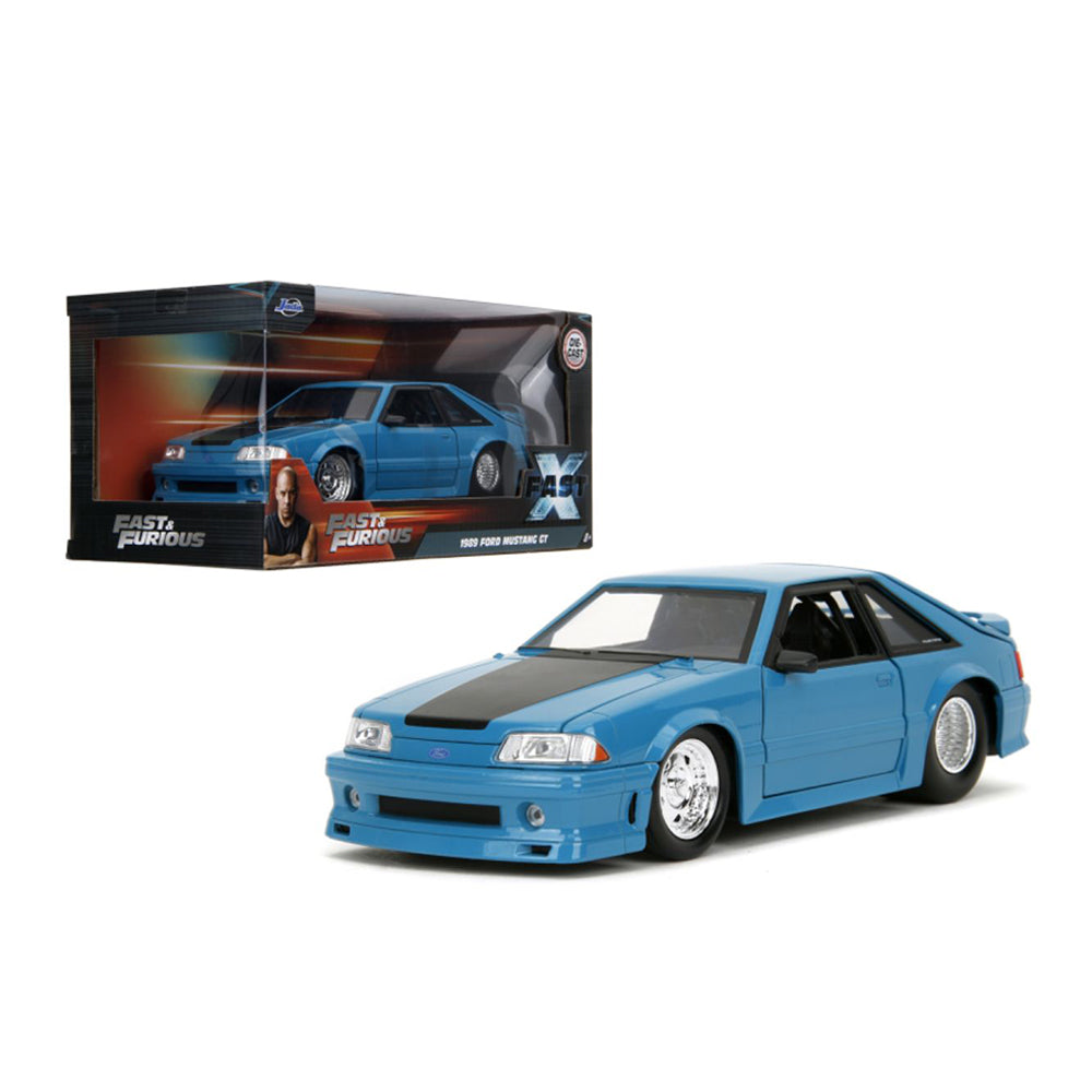 Jada 1:24 Scale Fast & Furious 10 1989 Ford Mustang GT Diecast Vehicle Model