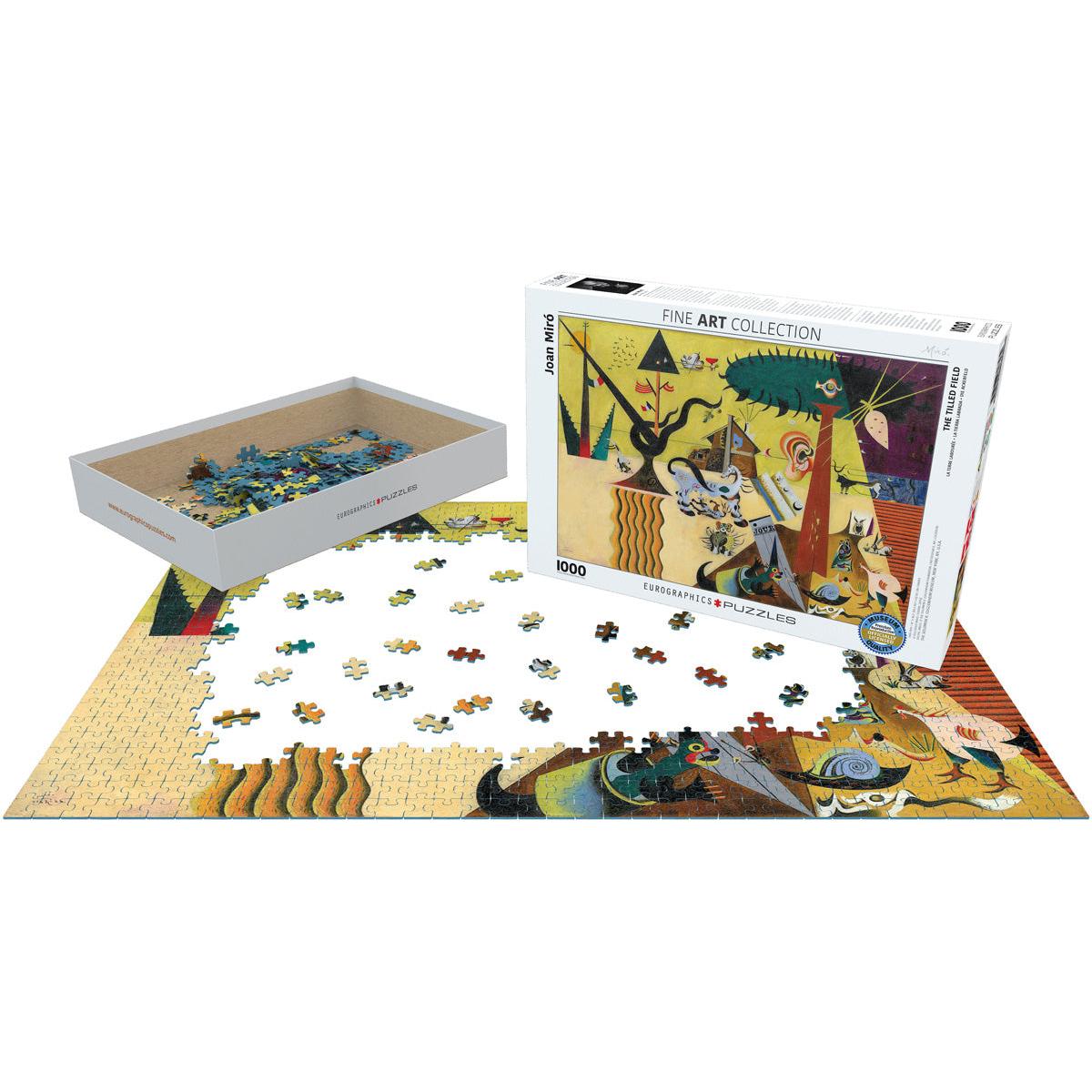 Eurographics 1000pc Miro The Tilled Field Puzzle