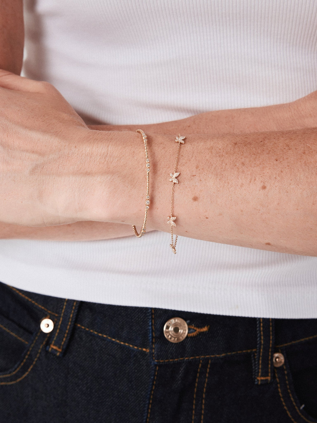 Francie B. Butterfly Diamond Bracelet