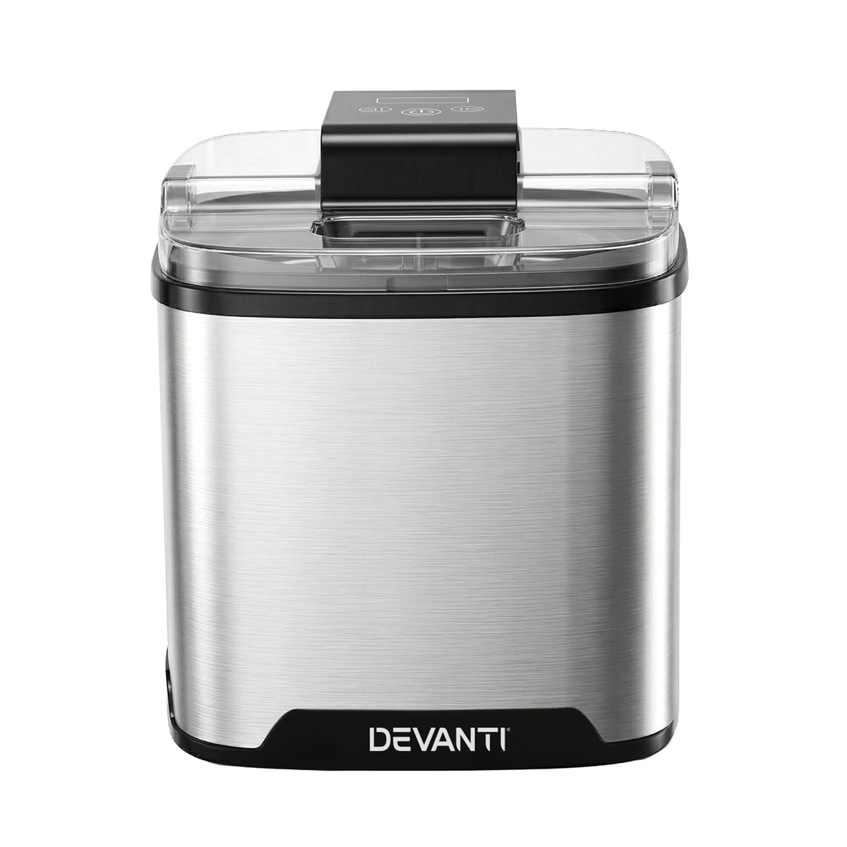 Devanti Ice Cream Maker Machine 2L Homemade Gelato Sorbet Sliver