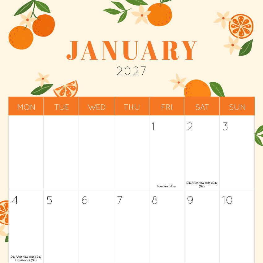 Big Dates Easy-To-See Calendar 2027