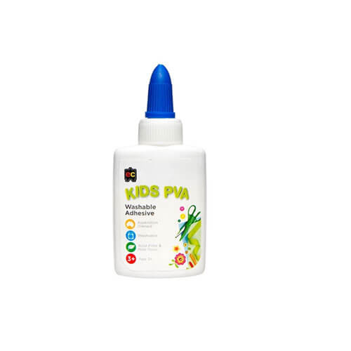 Educational Colours Kids Washable PVA Glue 125ml