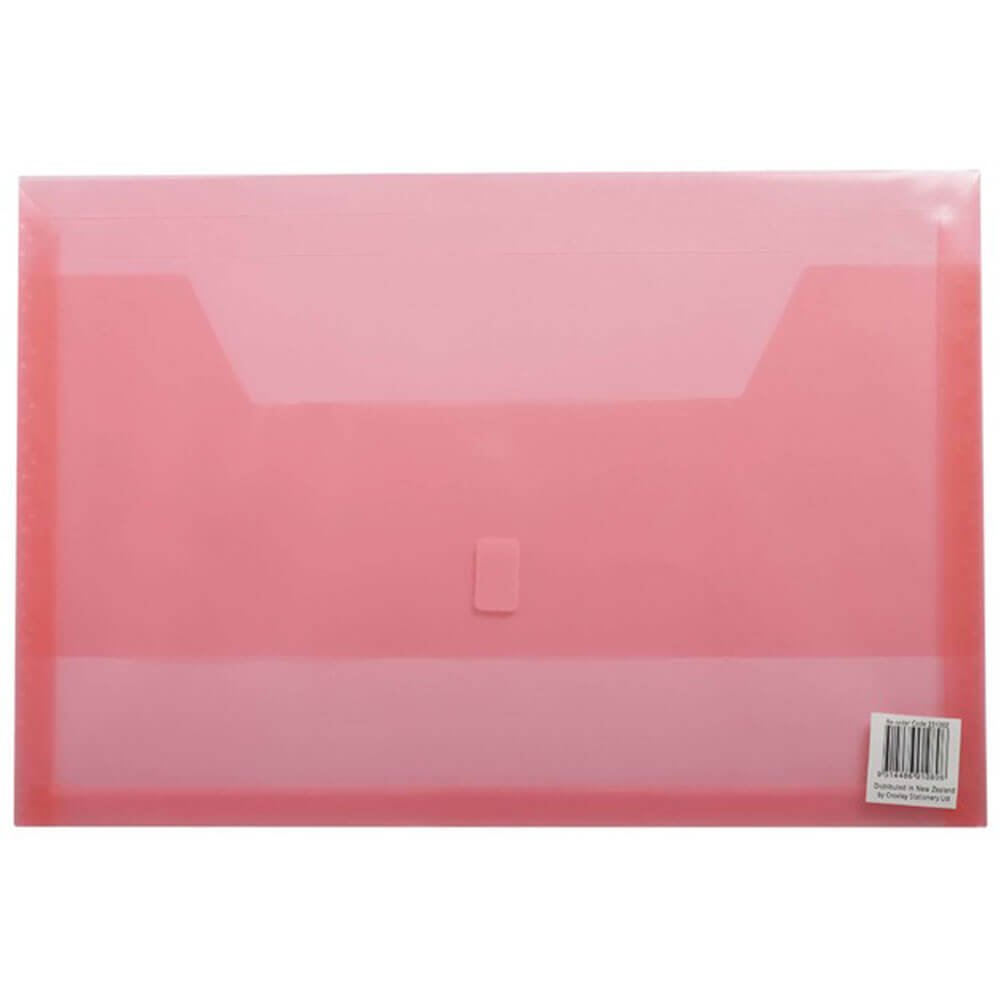 Colby Polywally Document Wallet (Foolscap) - Pink