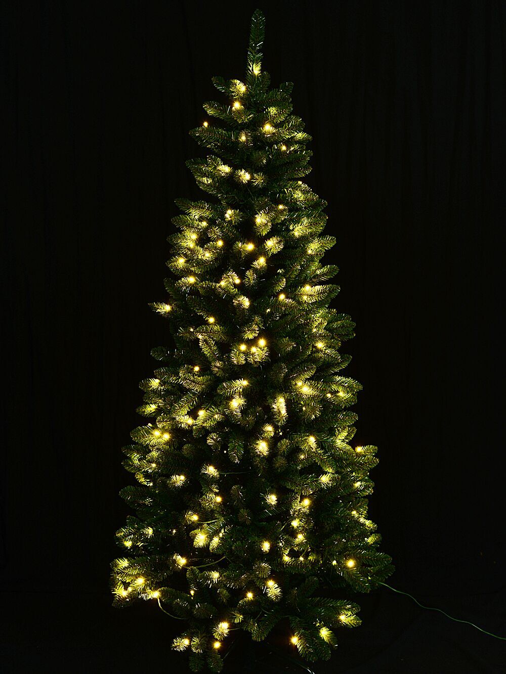 1.8m Pine Gorge Dual LED Pre-Lit Christmas Tree | 602 Tips & 250 LightsGreen with Warm White & Multi Colour
