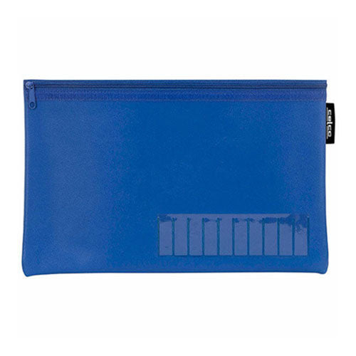 Celco Medium Name Pencil Case with 1 Zip (345x180mm) - Green