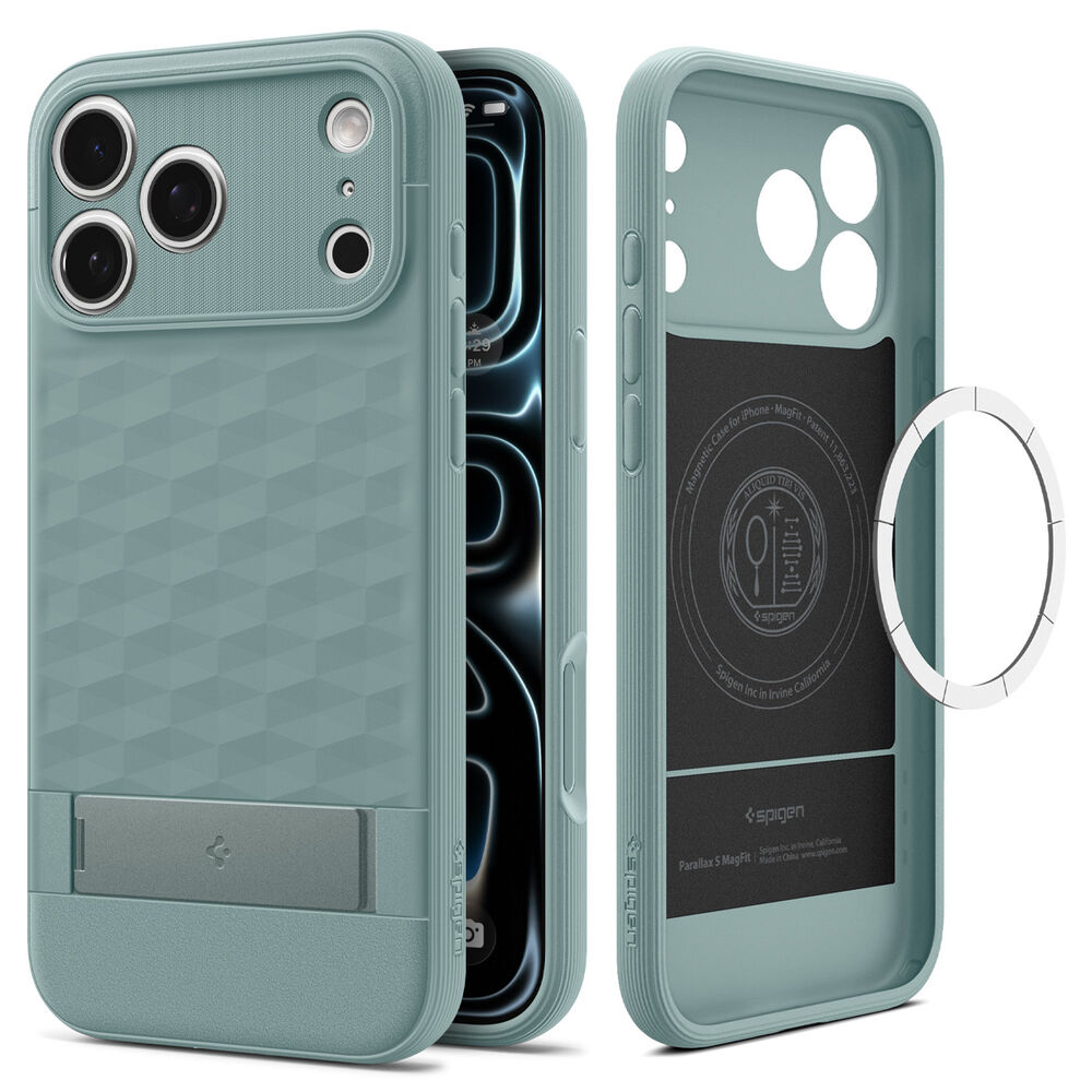 SPIGEN Parallax S MagSafe Case for iPhone 18 Pro Max/17 Pro Max (Sage Green)