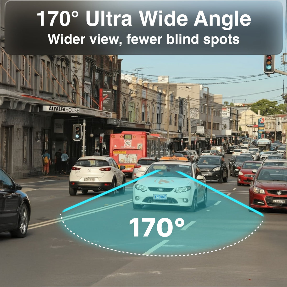 Laser Full HD Dash Camera with 2.5 Inch Display
