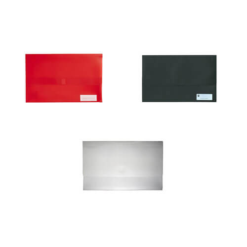 Marbig Polypick Document Wallet (Foolscap) - Clear