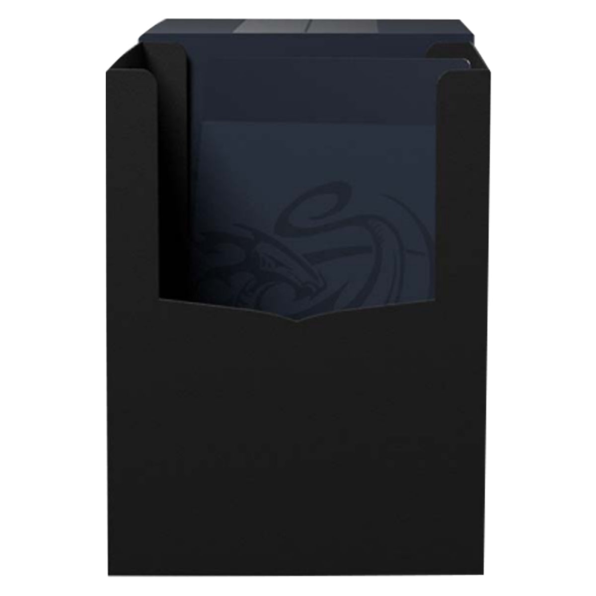 Arcane Tinmen Dragon Shield Revised Double Shell - Midnight Blue/Black Deck Box