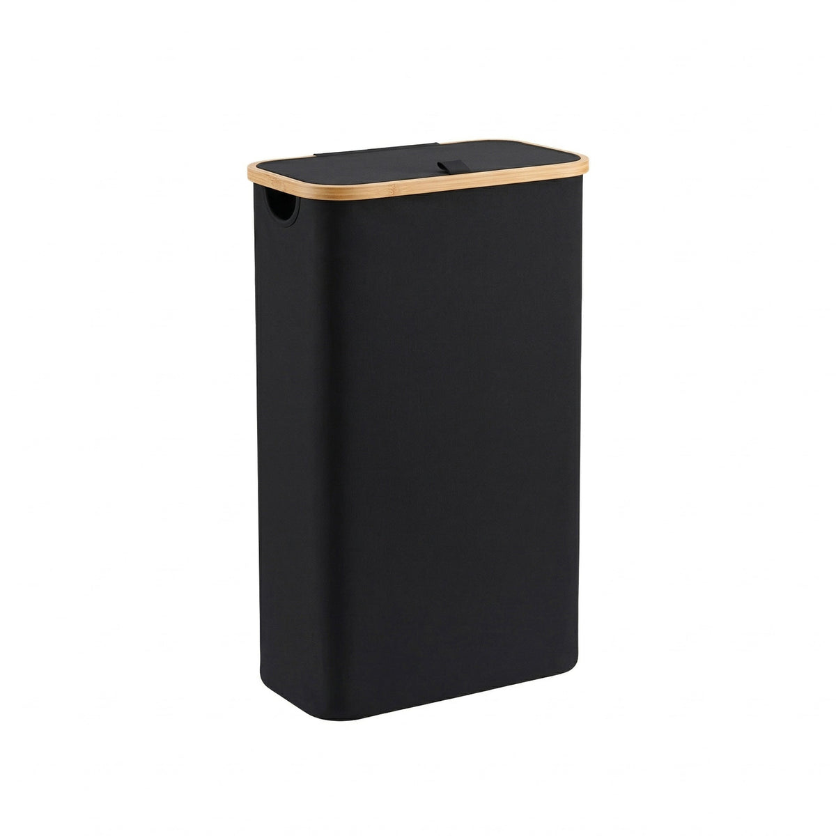 Artiss Laundry Basket with Removable Bag Foldable Black 60L
