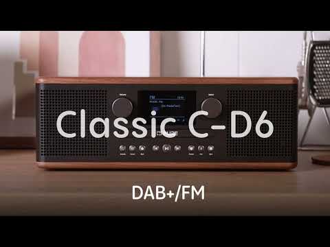 Pure Classic C-D6 DAB+/FM Radio - Cotton White
