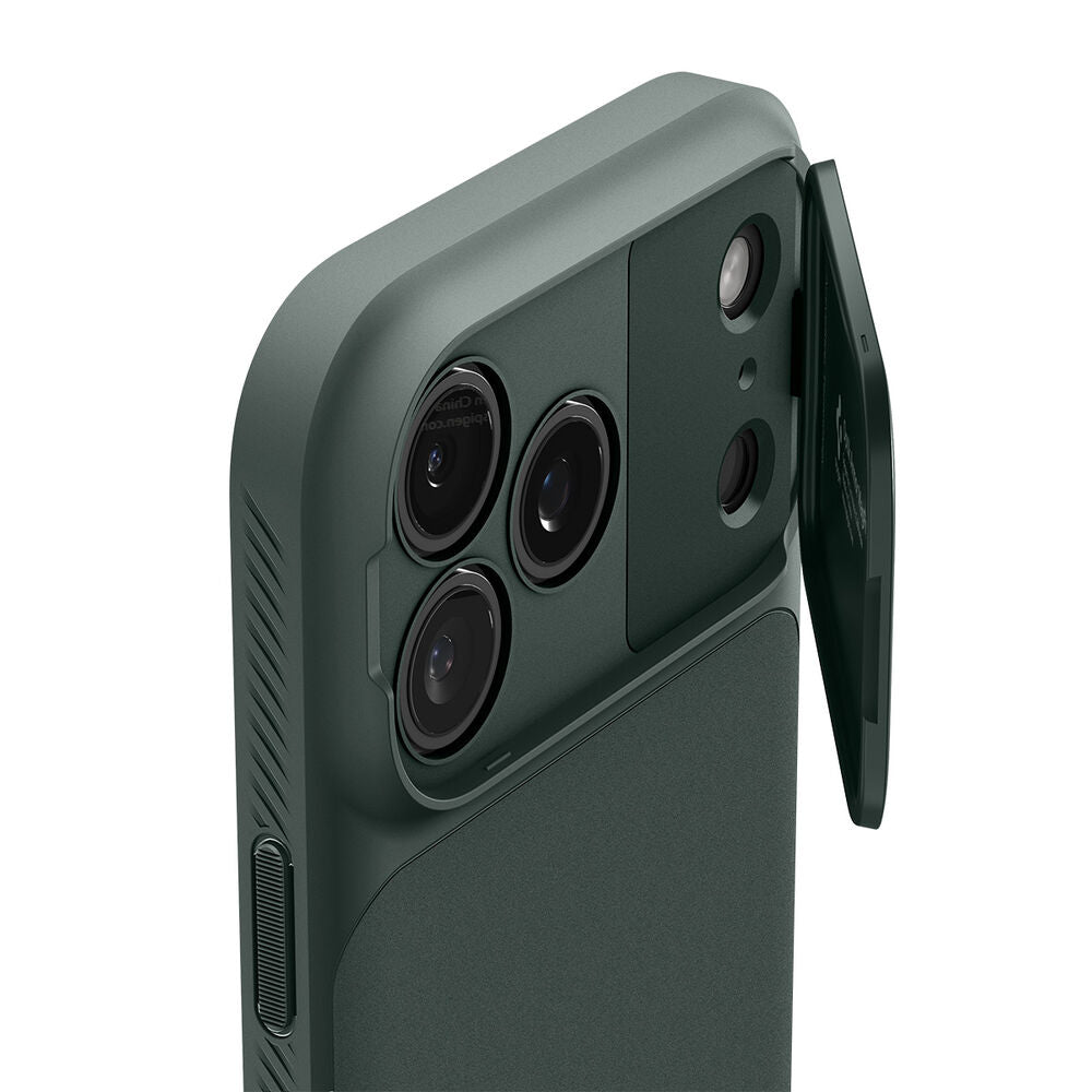 SPIGEN Optik Armor MagSafe Case for iPhone 18 Pro Max/17 Pro Max (Abyss Green)