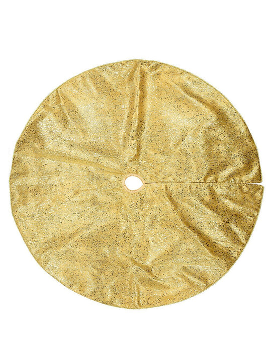 1.2m Metallic Gold Sequin & Glitter Starburst Christmas Tree SkirtGold