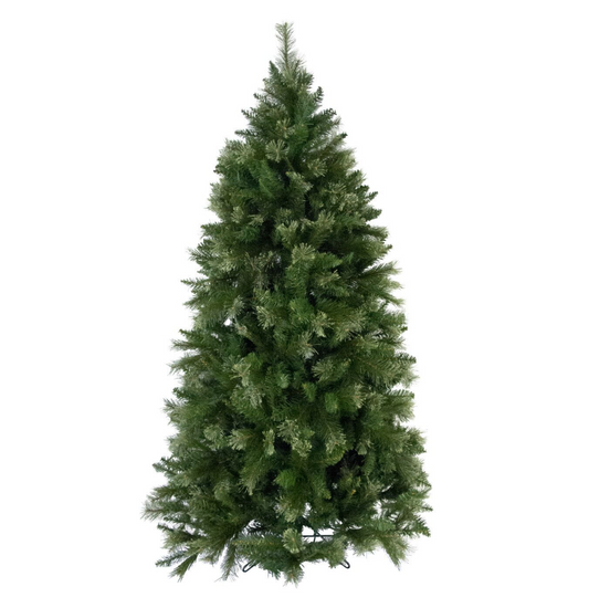 2.3m Rocky Mountain Evergreen Christmas Tree | 1694 Tips & Hinged Branches Green