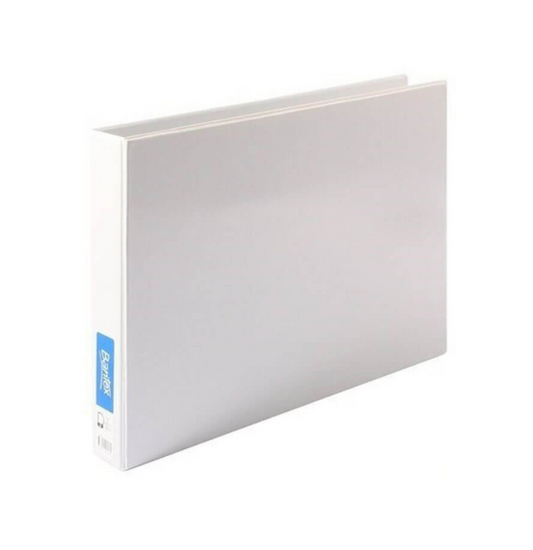 Bantex Landscape Insert Binder White 38mm A3 - 2 D-Ring