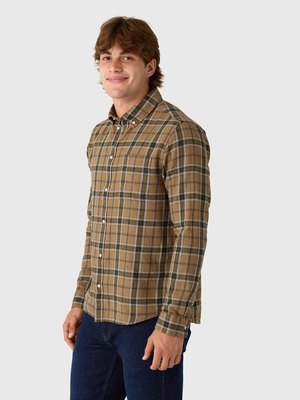 Les Deux Men's Vintage Check Shirt