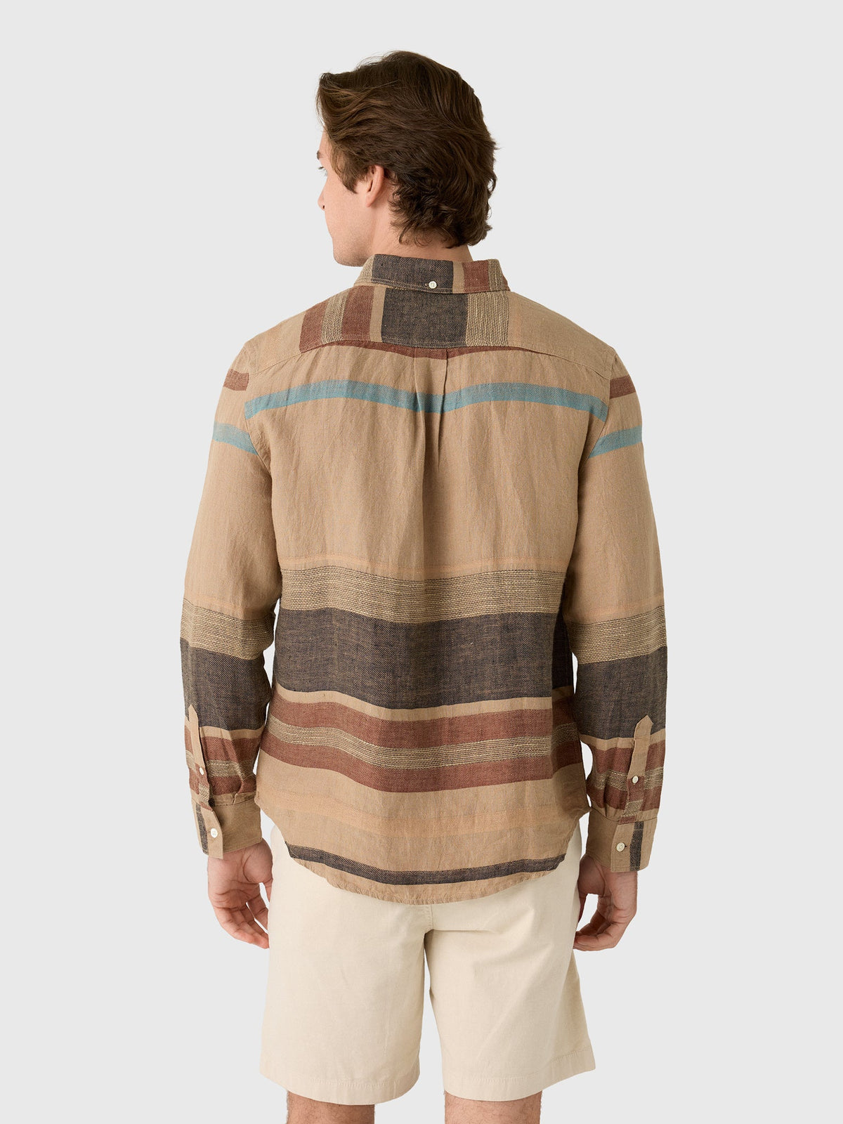 Billy Reid Men's Archive Stripe Weave Tuscumbia Shirt