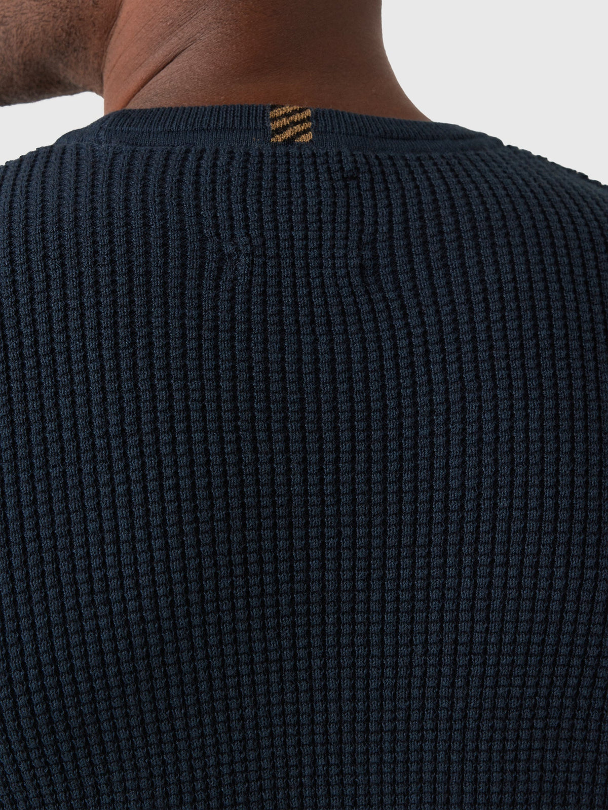 Billy Reid Men's Martin Mini Waffle Crew