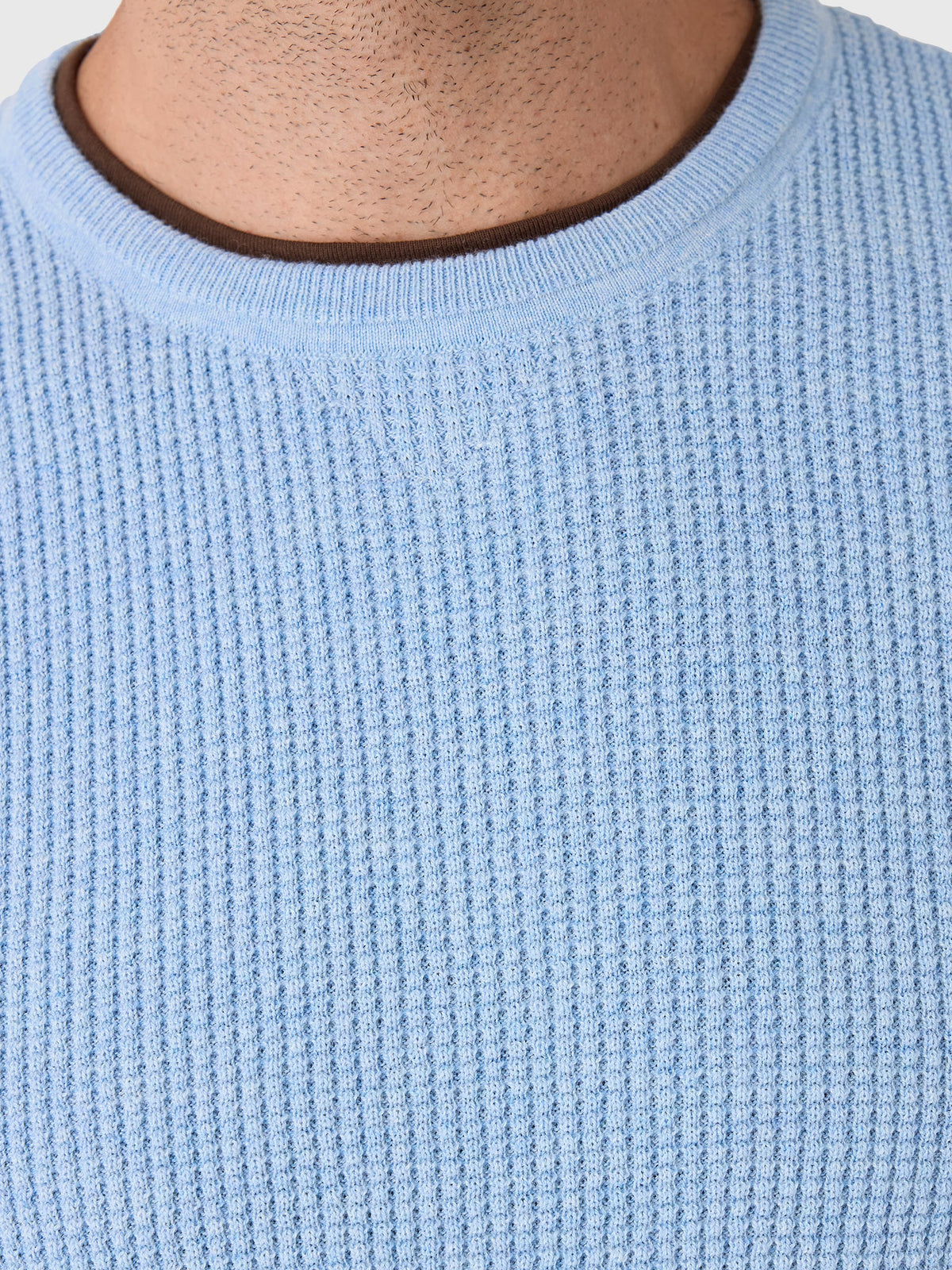 Billy Reid Men's Martin Mini Waffle Crew