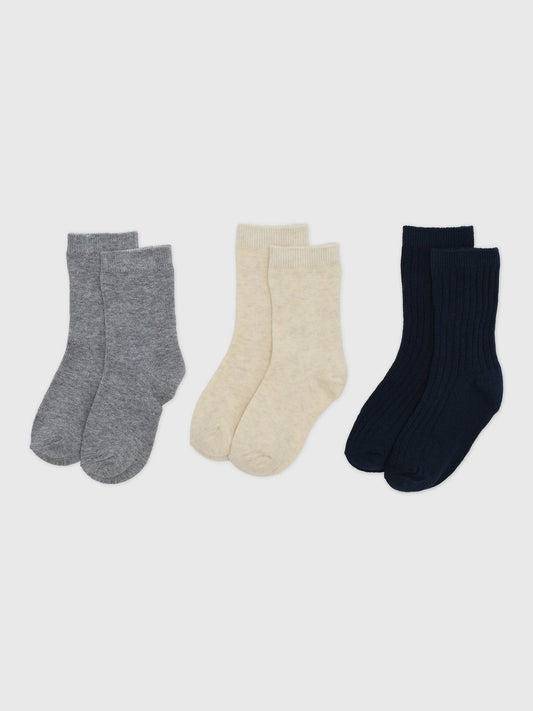 Mayoral Boys' 3-Pack Solid Socks