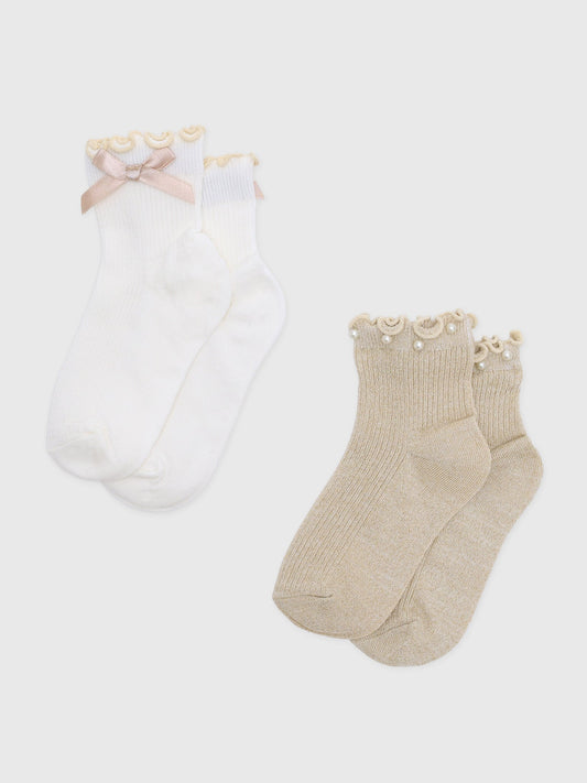 Mayoral Girls' 2-Pack Socks