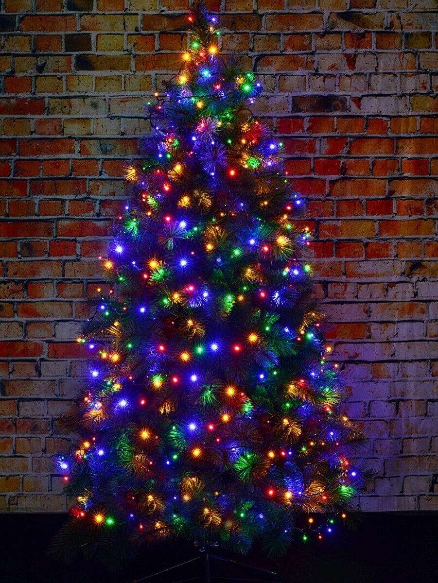 300 Multi Colour LED WiFi Smart App String Fairy Lights 8 Function | 15mRed, Green, Blue & Orange