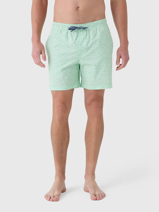 Southern Tide Men's Palmy Vibes Maritime Swim Trunk