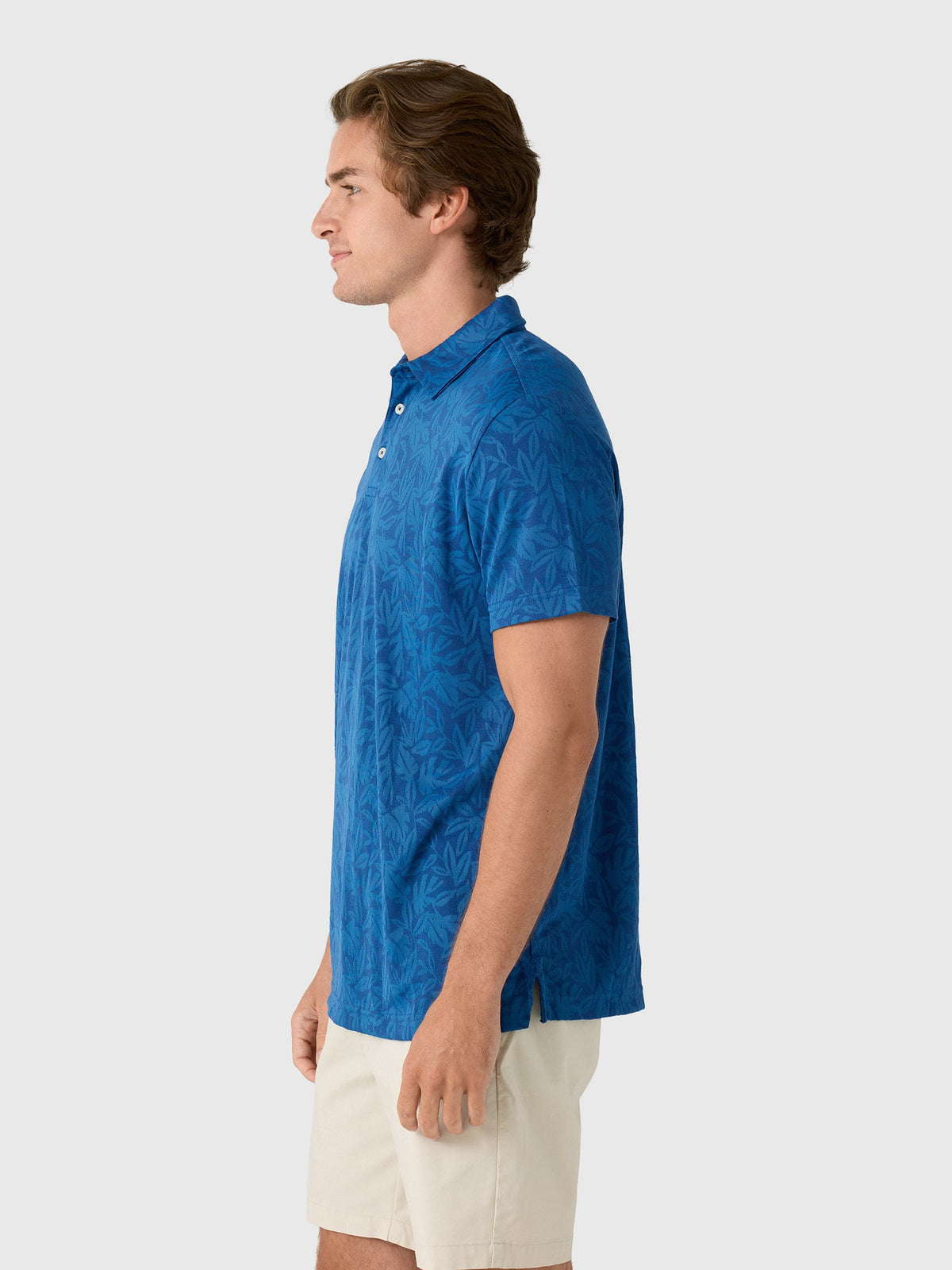 Southern Tide Men's Island Fronds Jacquard Polo