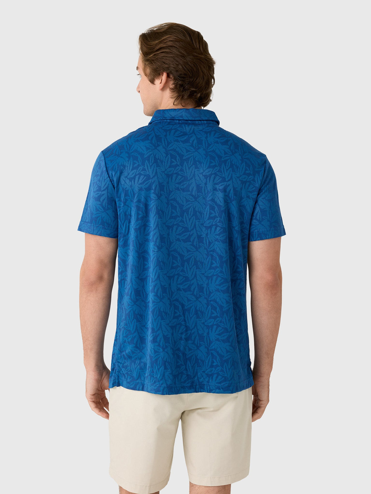 Southern Tide Men's Island Fronds Jacquard Polo