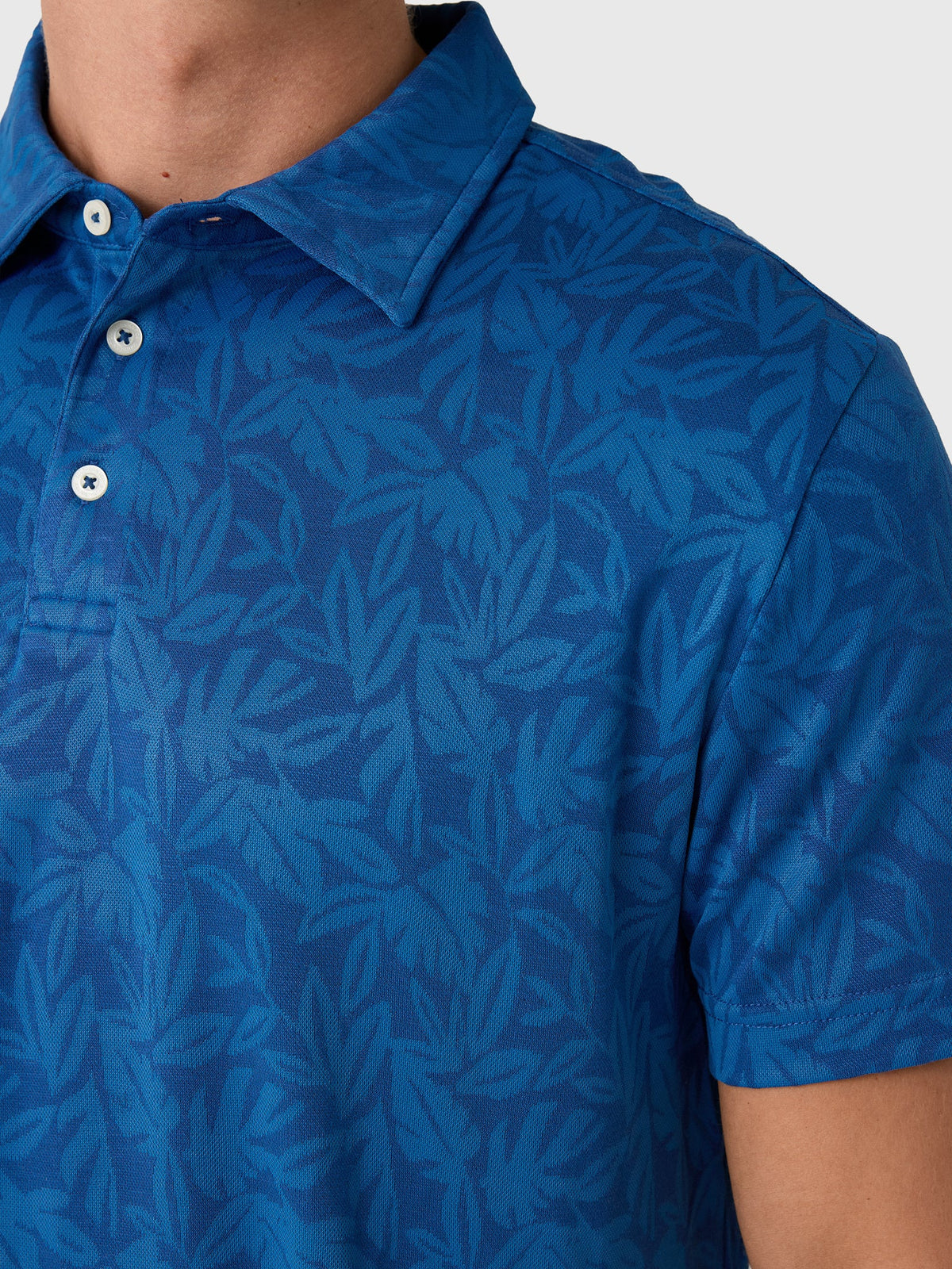 Southern Tide Men's Island Fronds Jacquard Polo