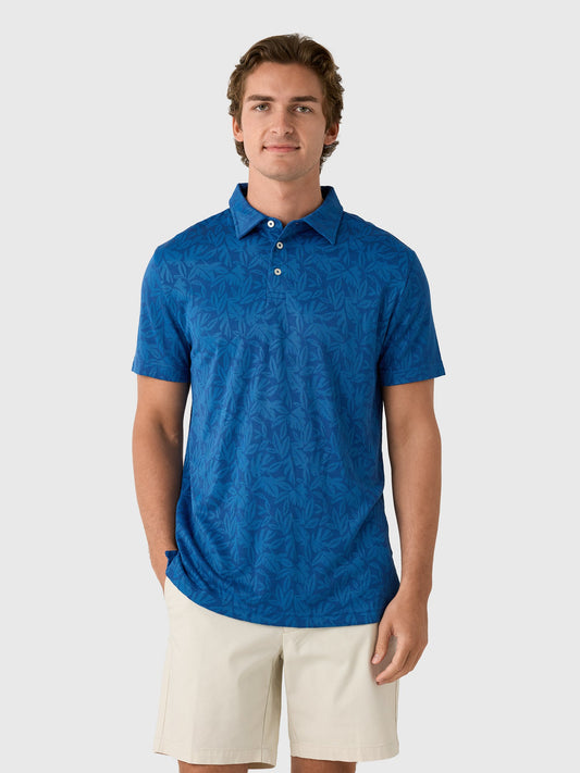 Southern Tide Men's Island Fronds Jacquard Polo