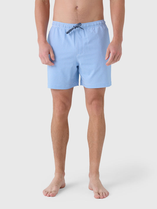 Southern Tide Men's Seersucker Stripe Maritime Swim Trunk