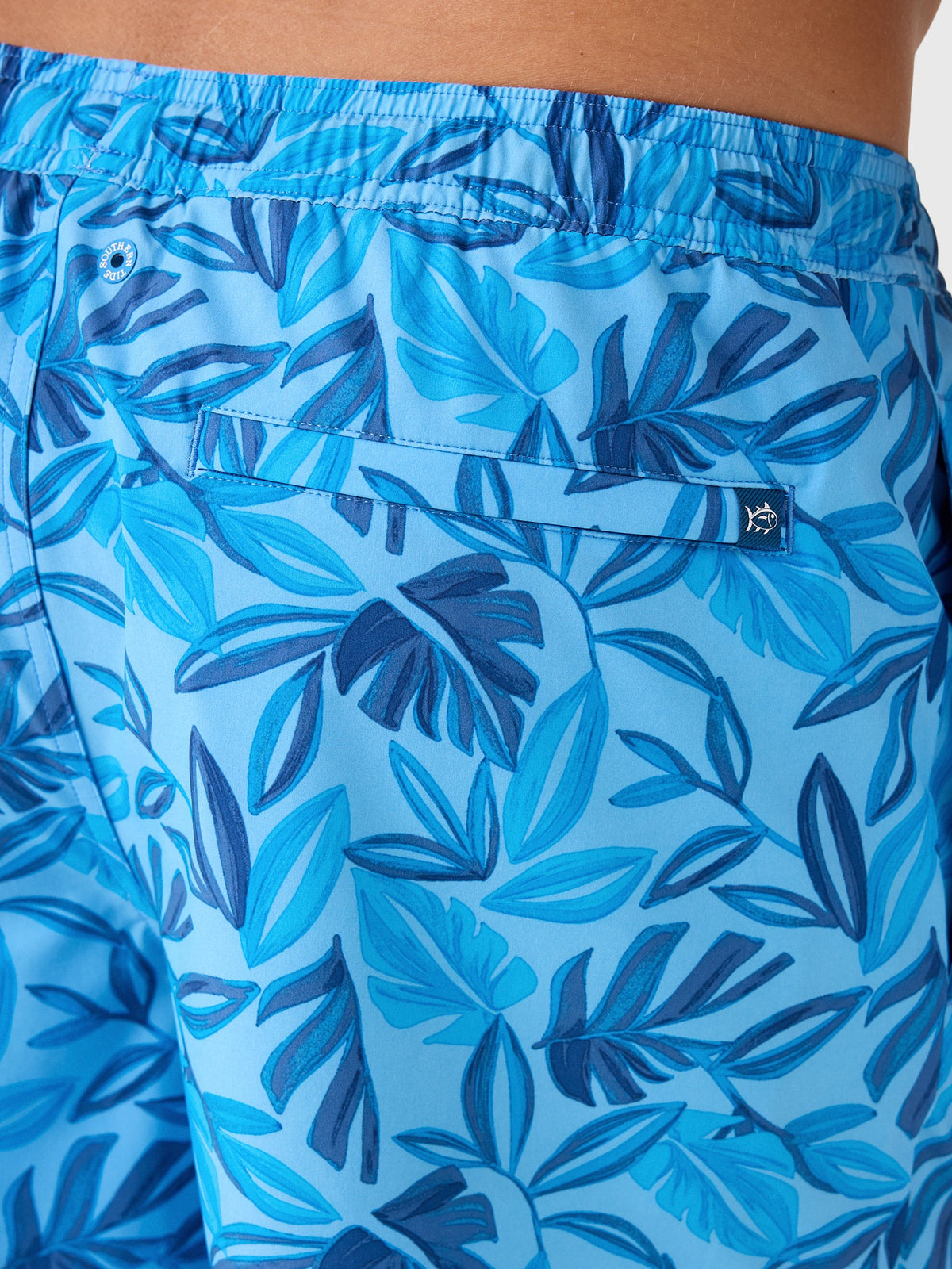 Southern Tide Men's Island Fronds Maritime Swim Trunk