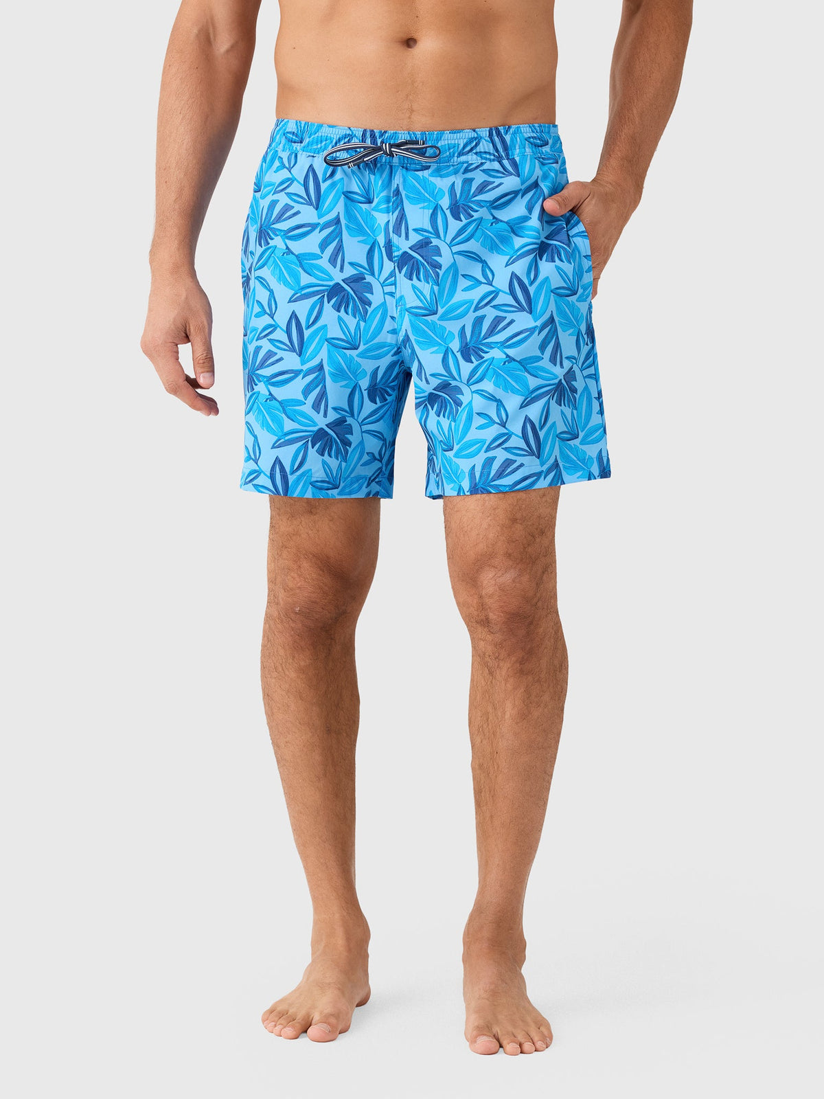 Southern Tide Men's Island Fronds Maritime Swim Trunk