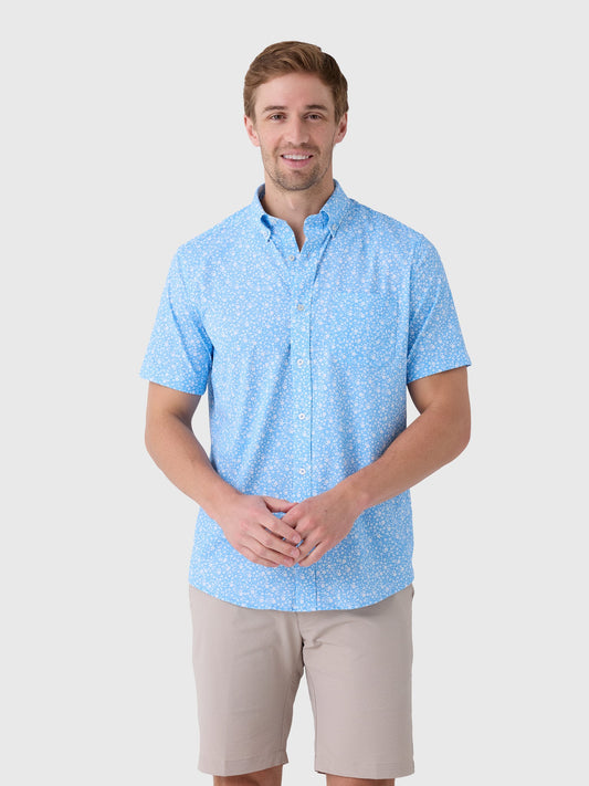 Southern Tide Men's Garden Blooms Coastal Breeze® Short Sleeve Sport Shirt